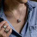 ANCHOR CAPSULE NECKLACE (20mm)